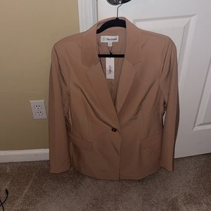 NWT The drop Blake long blazer in praline